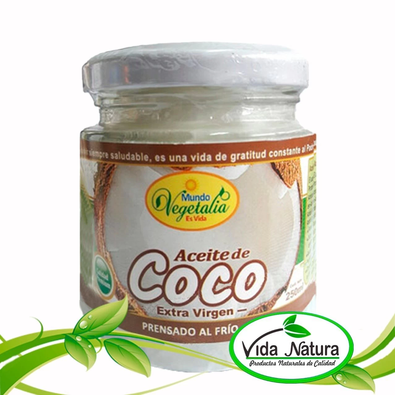 ACEITE DE COCO EXTRAVIRGEN 250 ML PRENSADO EN FRÍO