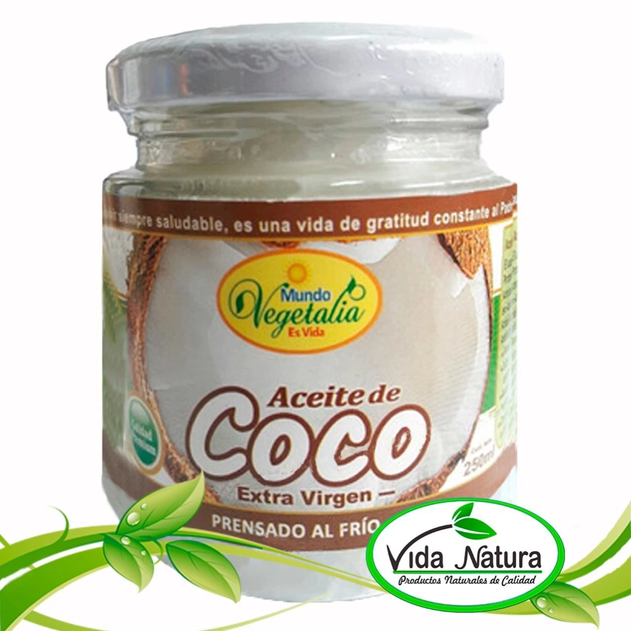 ACEITE DE COCO EXTRAVIRGEN 460 ml PRENSADO EN FRÍO