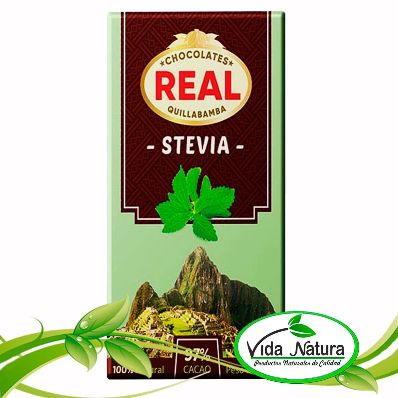 CHOCOLATE C/ STEVIA 50 g - CACAO