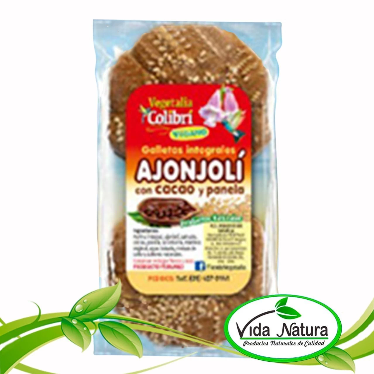 GALLETA INTEGRAL AJONJOLI