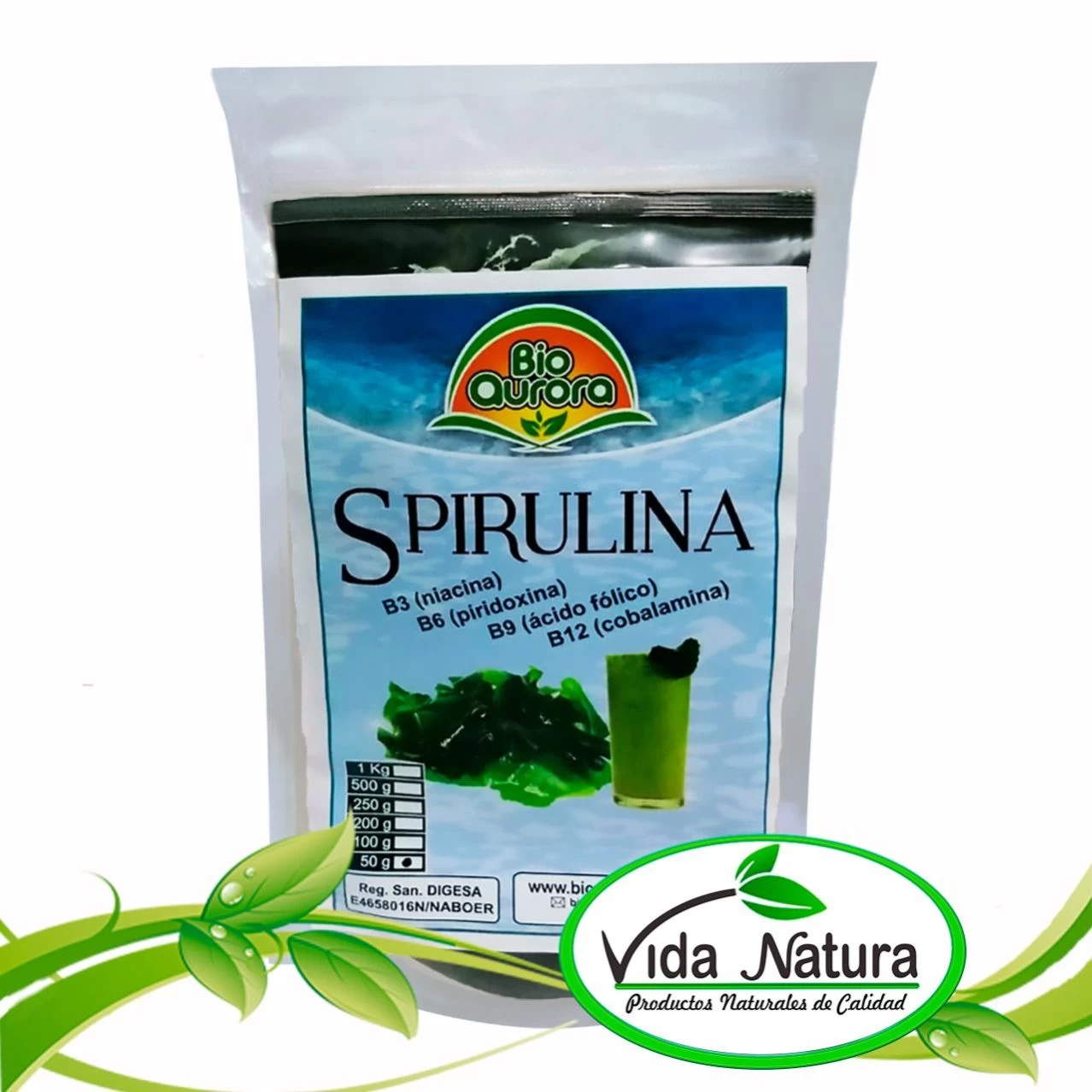SPIRULINA POLVO