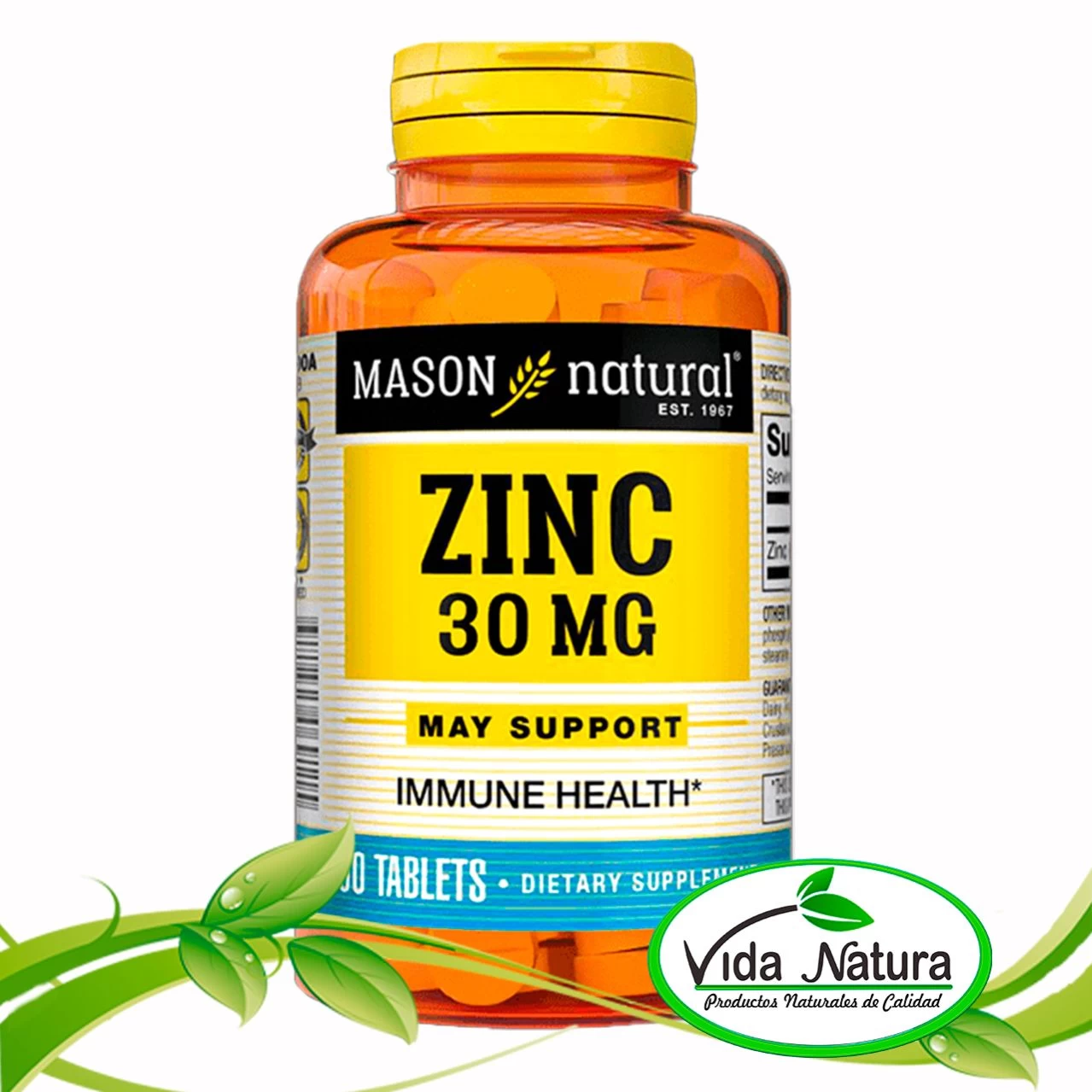 ZINC FRASCO 100 TAB. / 30 MG