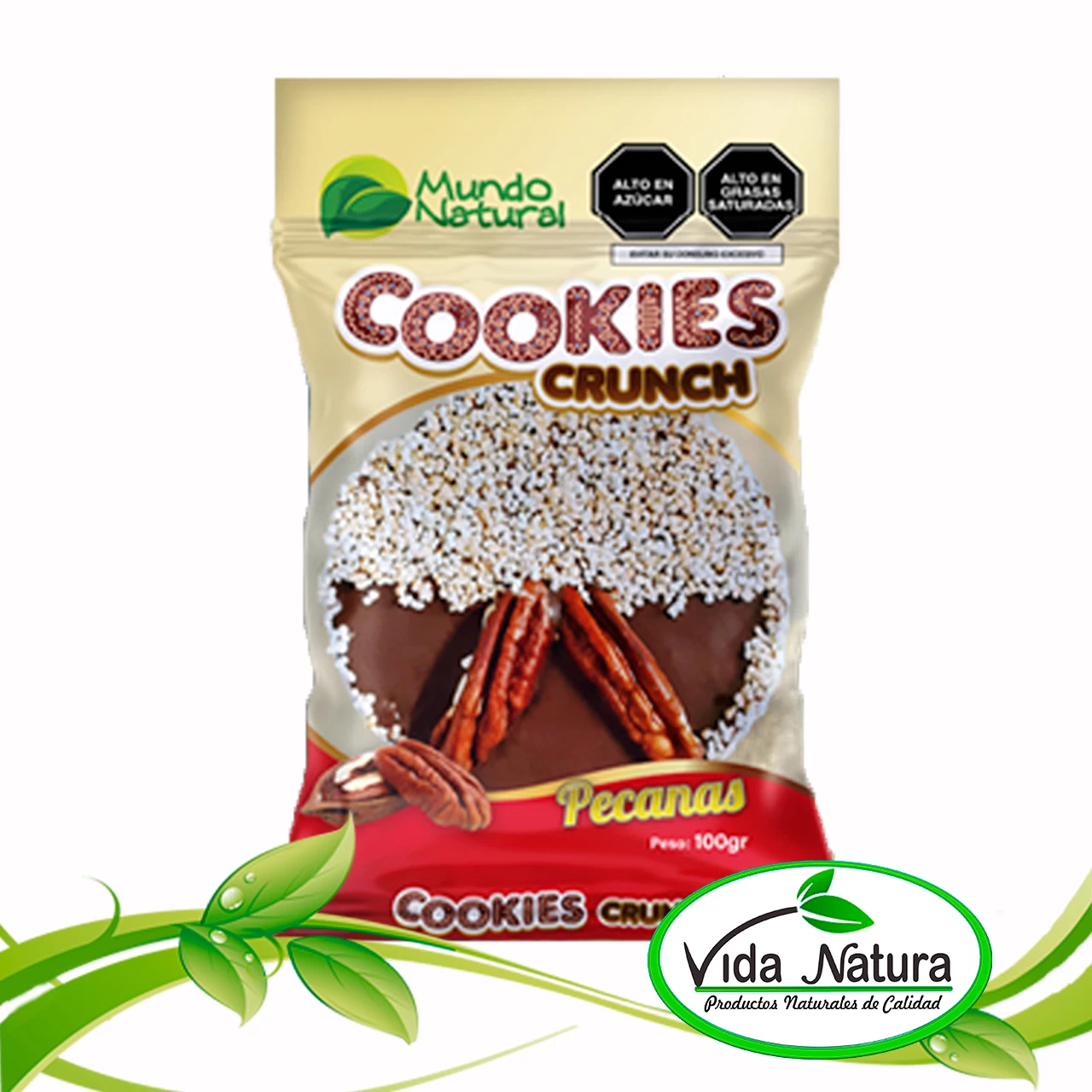 COOKIES CRUNCH PECANA 100g