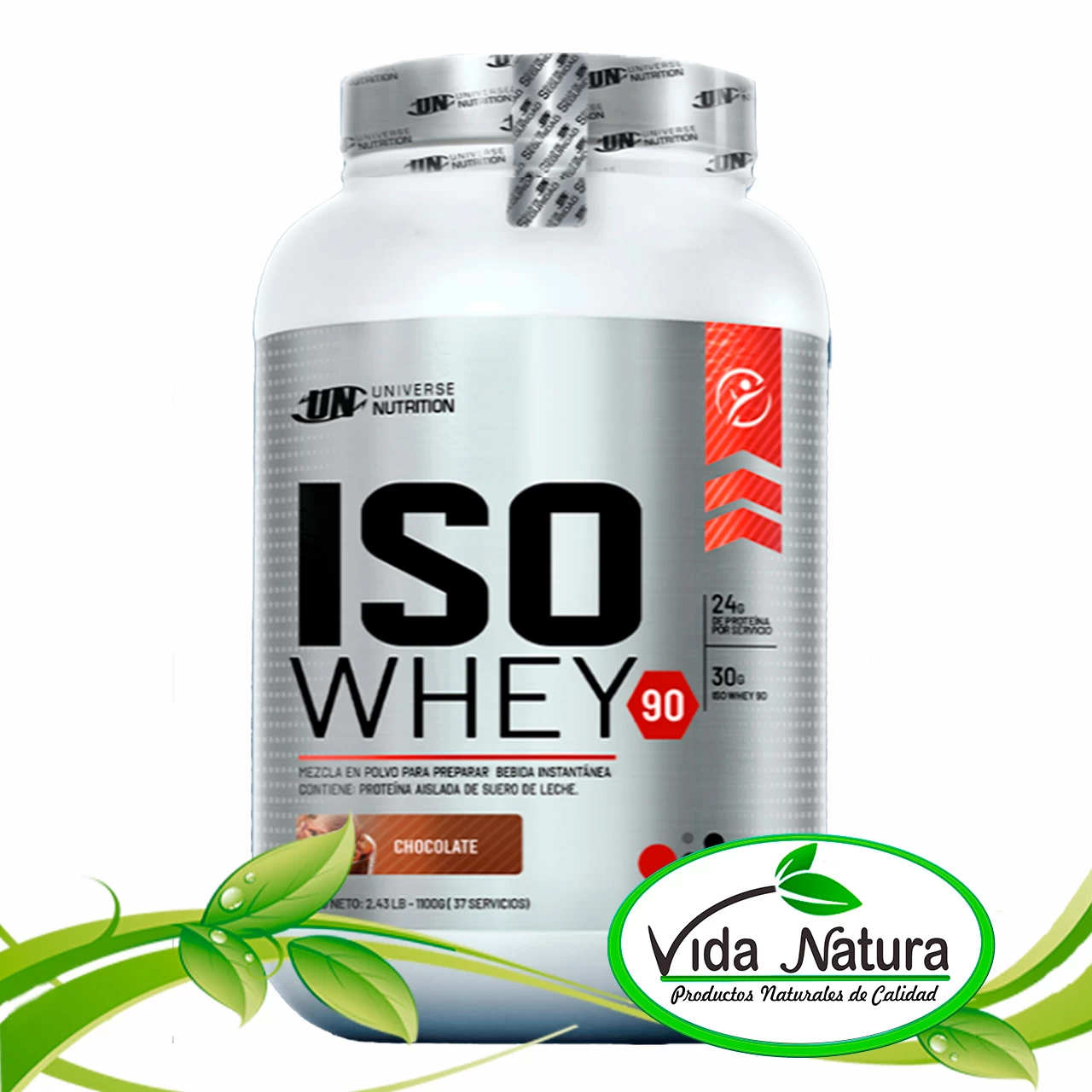 PROTEÍNA ISOLATADA UNIVERSE NUTRITION ISO WHEY 90 - 1.2Kg CHOCOLATE