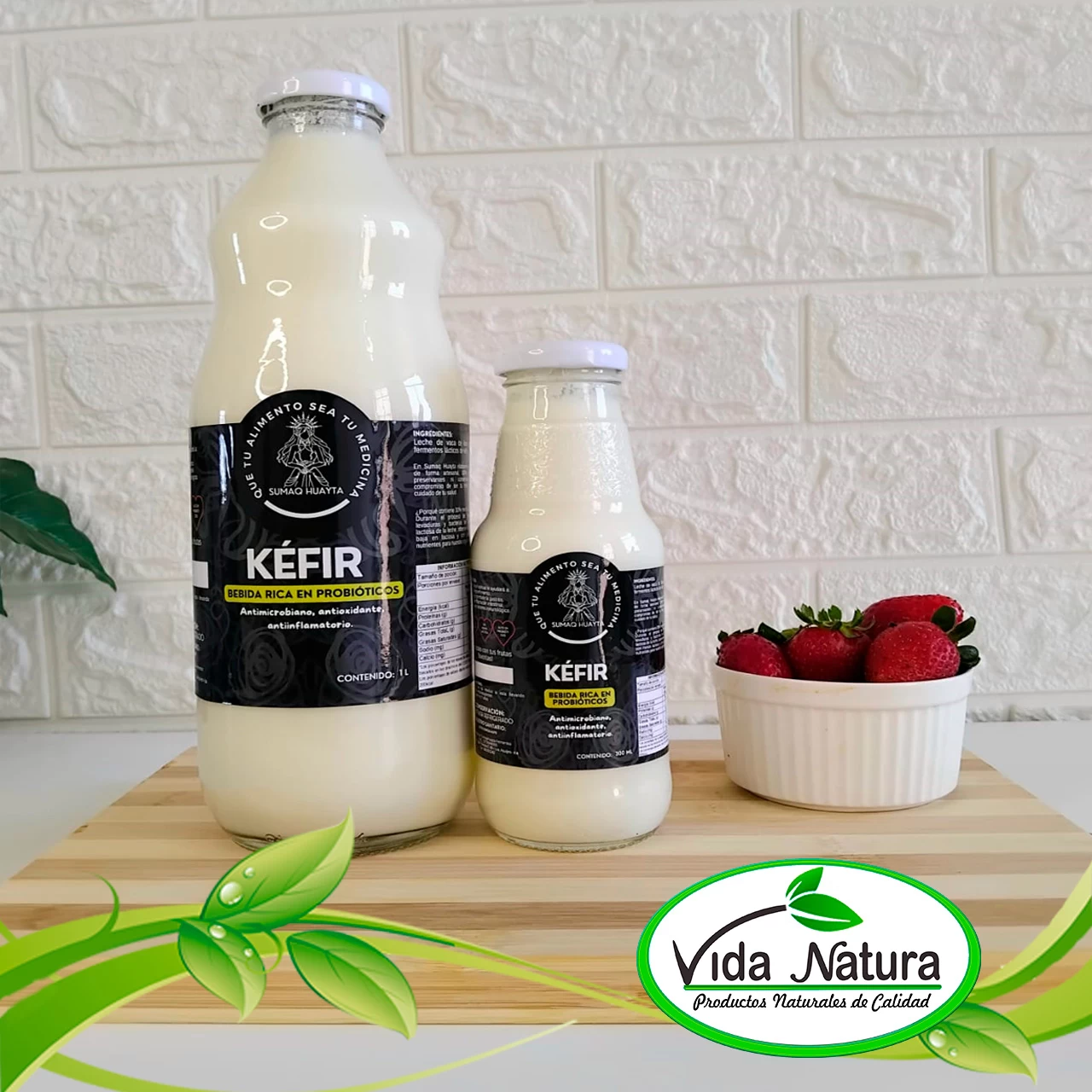 KEFIR DE LECHE NATURAL 300 ML